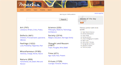 Desktop Screenshot of en.proverbia.net