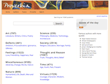 Tablet Screenshot of en.proverbia.net